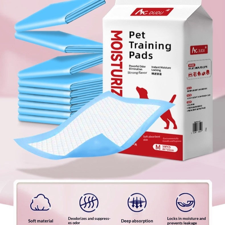 Thickened Deodorizing Dog Potty Pads For Designated Bathroom Use