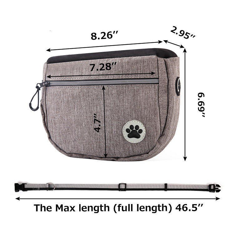 Multi-Functional Outdoor Pet Waist Dog Snack Training Bag