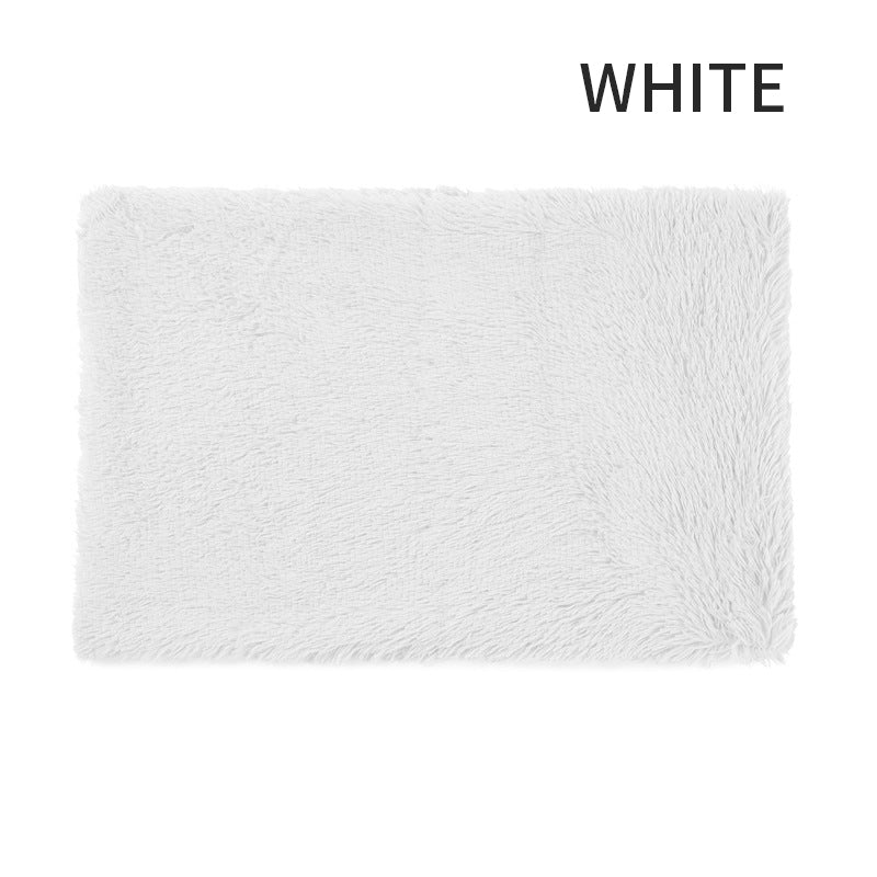 Dog Bed And Extra Matching Cover Sheet Dog Crate Pad Ultra Soft Dog Bed Mat Washable Pet Kennel Bed With Non-Slip Bottom Fluffy Plush Sleepi