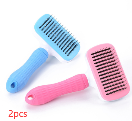 Self-Cleaning Pet Grooming Comb