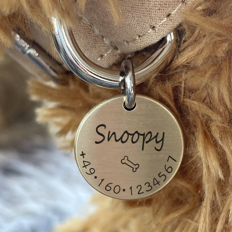 Anti-Loss Dog Tag For Walks