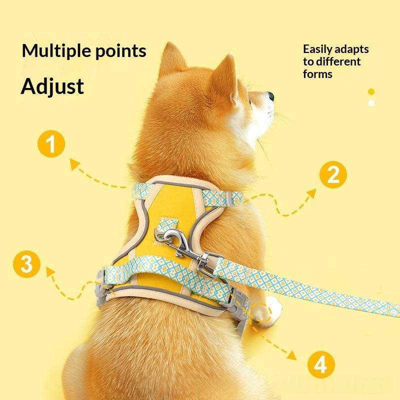 Adjustable H-Shaped Dog Chest Strap Leash