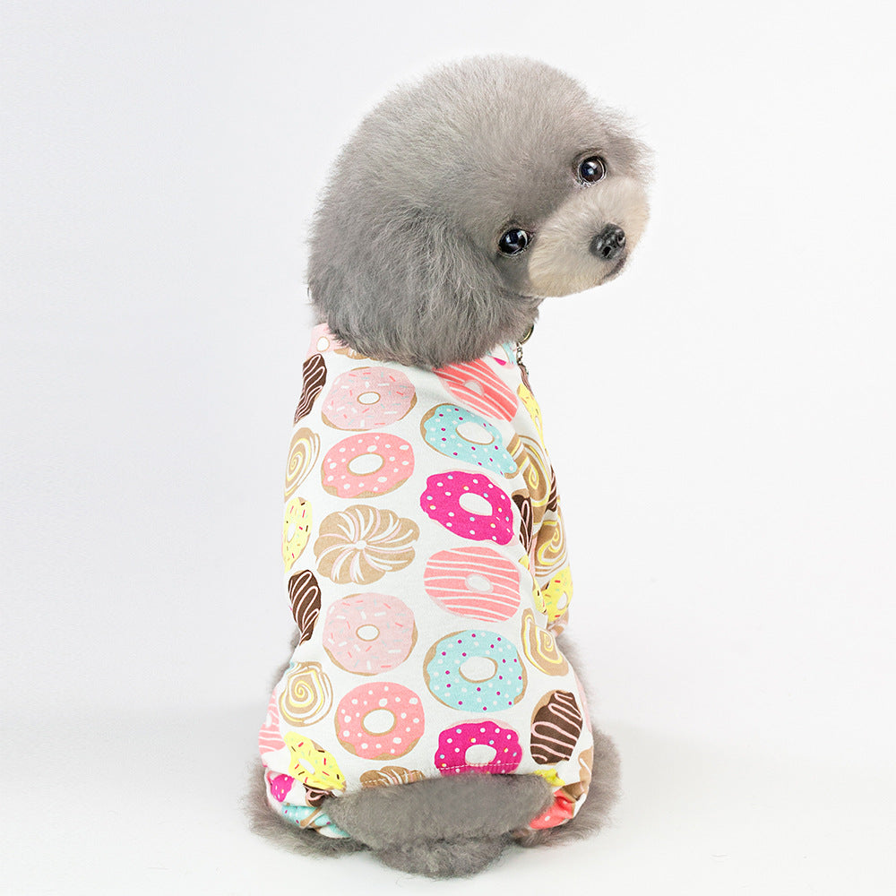 Five-Color Pet Pajamas for Home