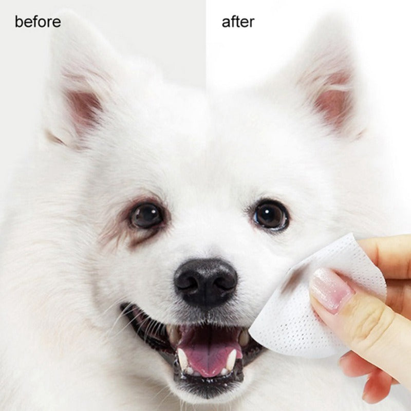 Pet Eye Non-Woven Cleaning Wipes 120 Pieces