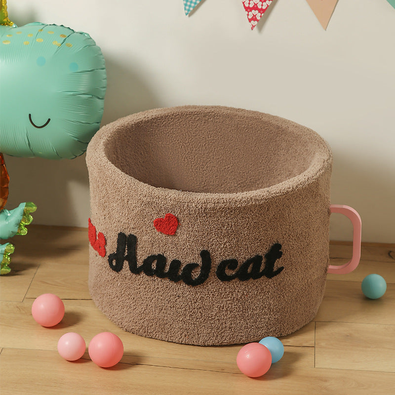 Instant Noodles Kennel Teacup Removable And Washable All Seasons