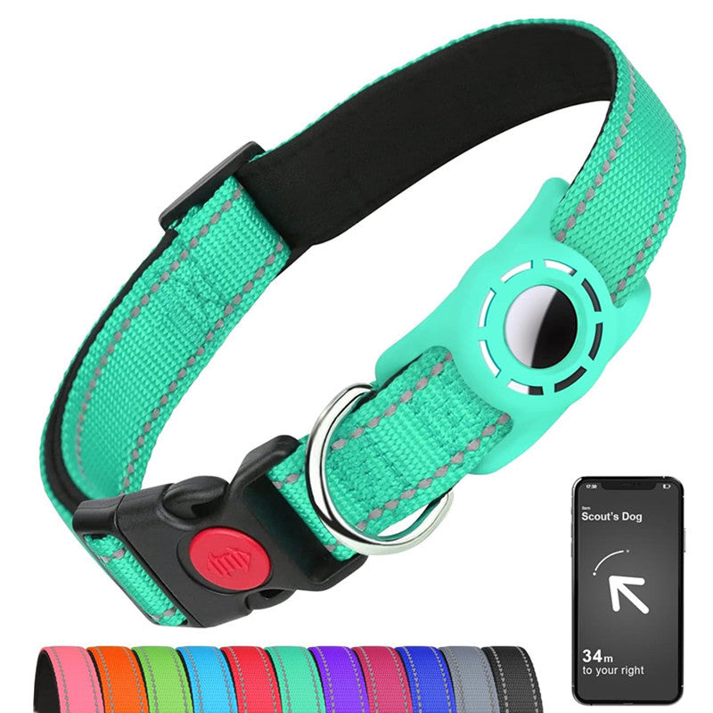 Tracker Protective Cover Diving Cloth Reflective Nylon Dog Collar