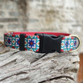 Smooth Comfortable Floral Training Dog Collar