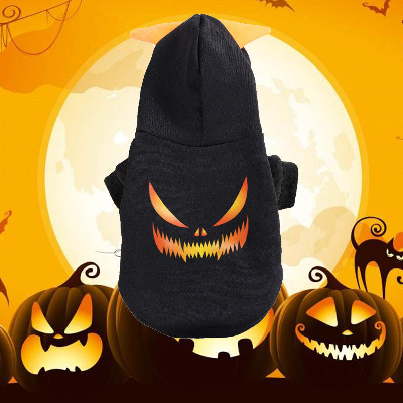 Halloween Pumpkin Dog Sweater