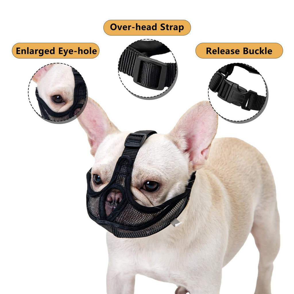 Breathable Anti-Bite Muzzle For Short-Snouted Dogs