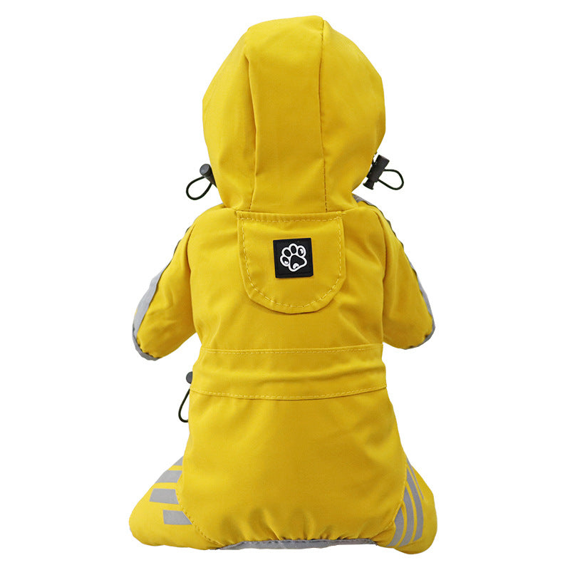 Waterproof Full-Coverage Dog Raincoat