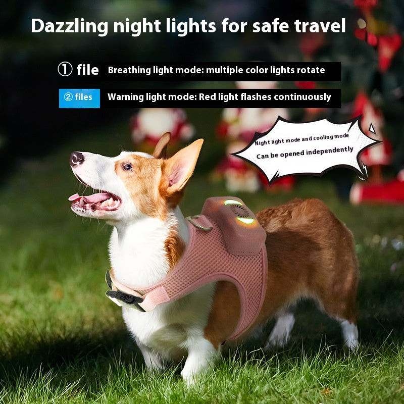 Cooling Light-Up Dog Harness