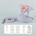 Pet Flower Hand Holding Rope Vest Chest Back