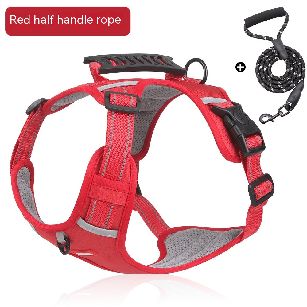 Pet Hand Holding Rope Vest-Style Explosion-Proof Reflective