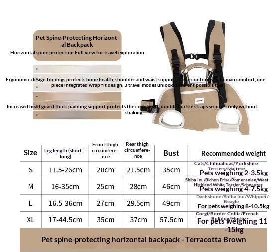 Outing Bag For Carrying Dogssmall To Medium-Sized Breeds
