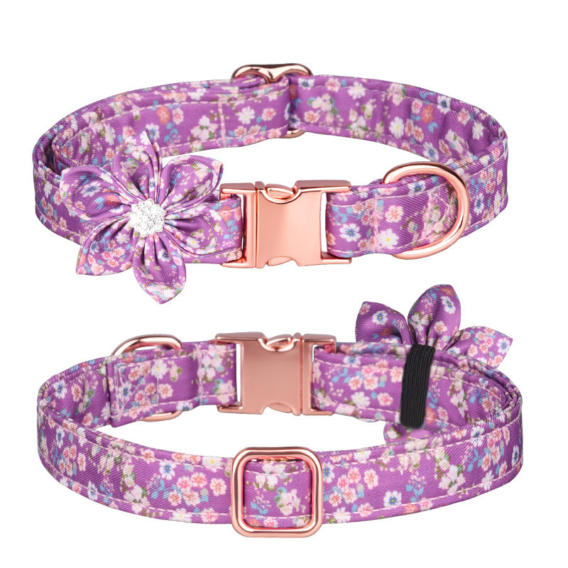 Custom Pet Collar And Leash Set