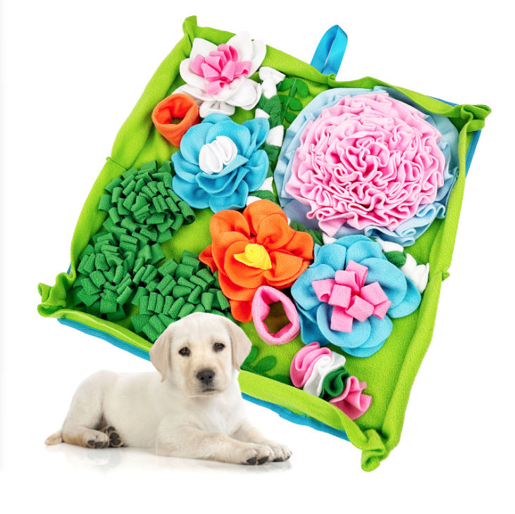 Creative Garden-Themed Dog Sniffing Mat