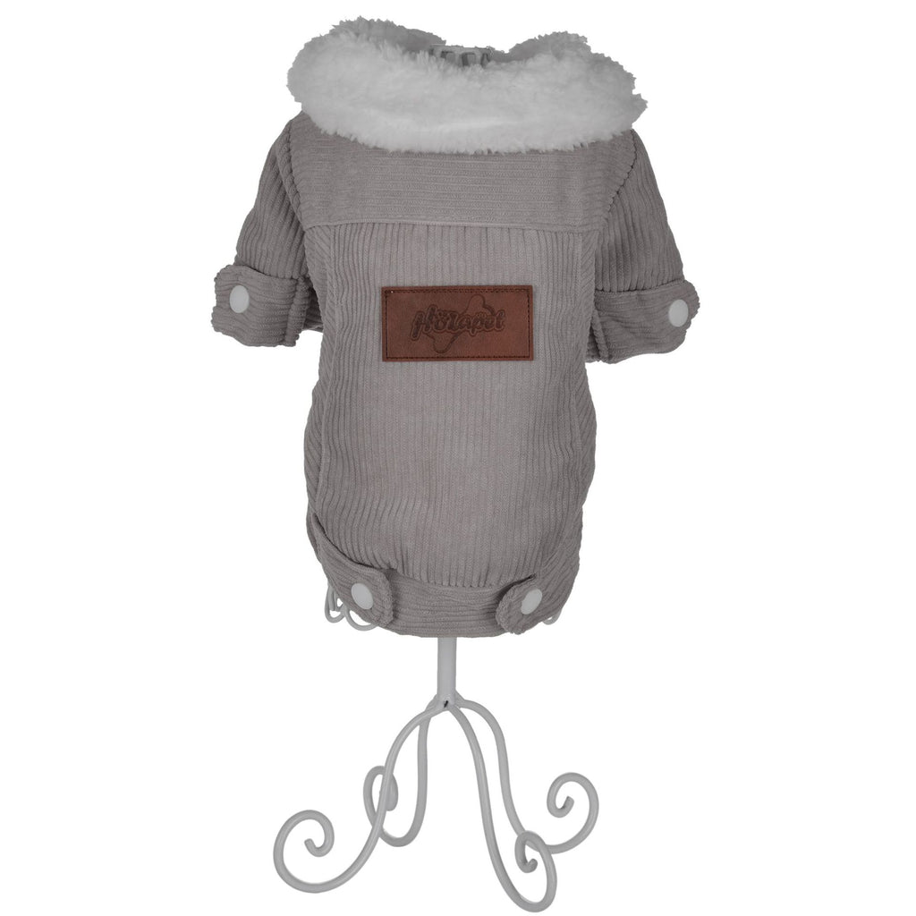 Korean Lambswool Fleece-Lined Padded Dog Coat