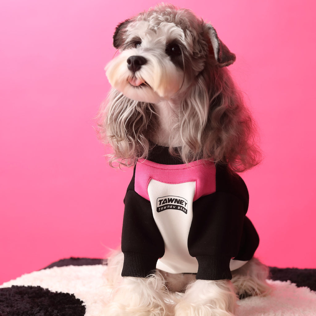 Stitching Zipper Pullover Dog Sweater