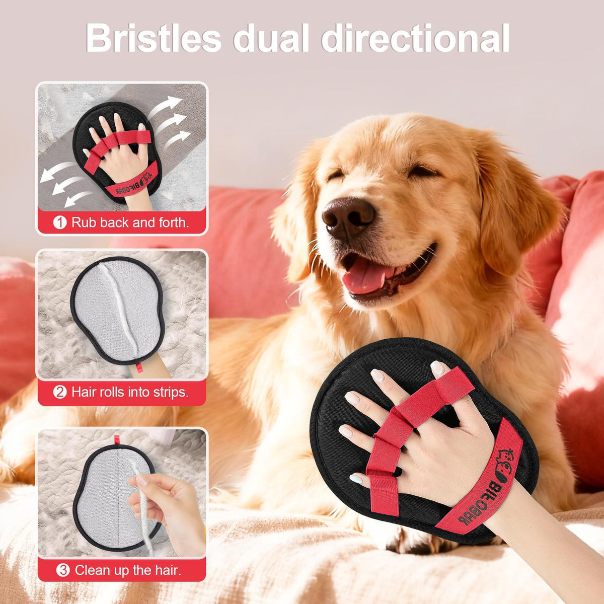 Static Pet Hair Removal Glove