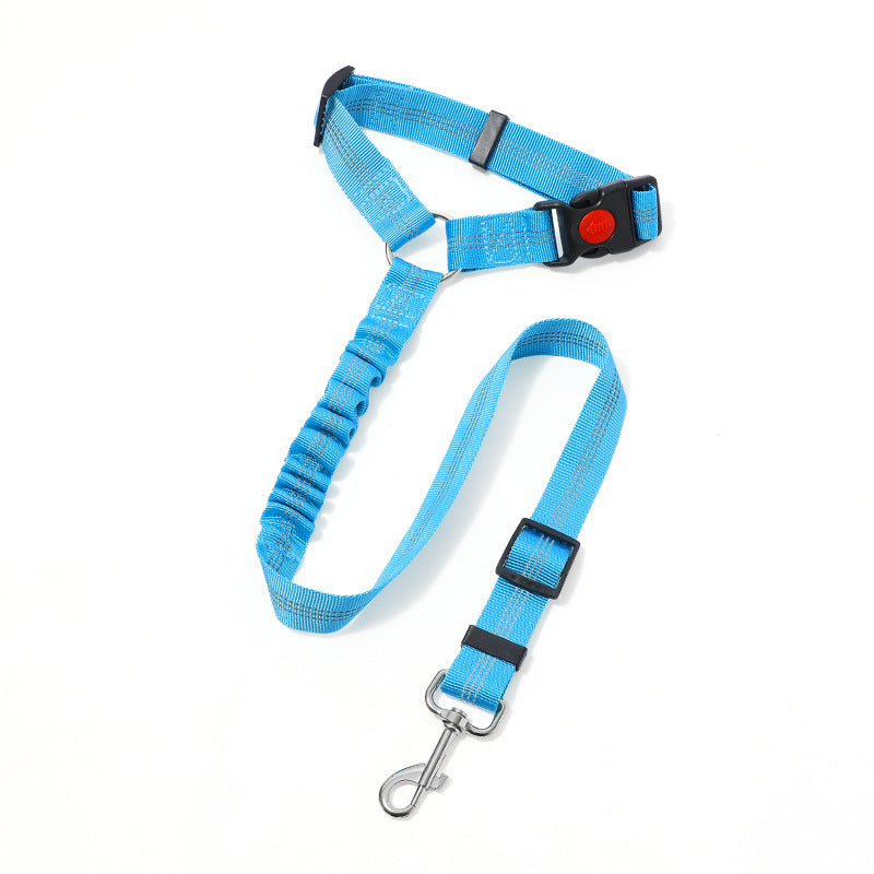 Pet Vehicle-Mounted Traction Rope Safety Belt