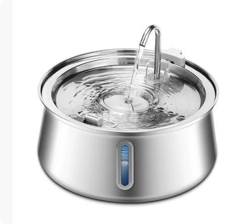 4L Water Drop Large Capacity Pet Stainless Steel Water Dispenser