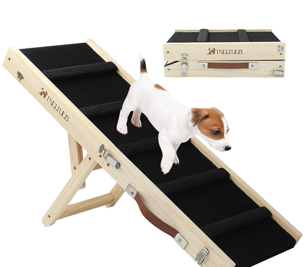 Wooden Adjustable Foldable Dog Ladder Ramp