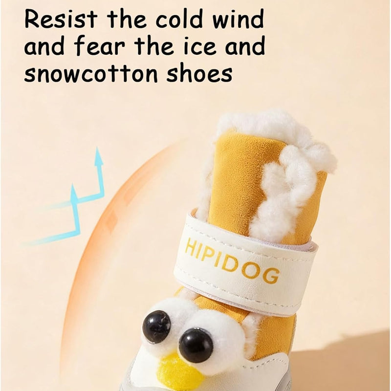 Thick Anti-Slip Winter Dog Shoes