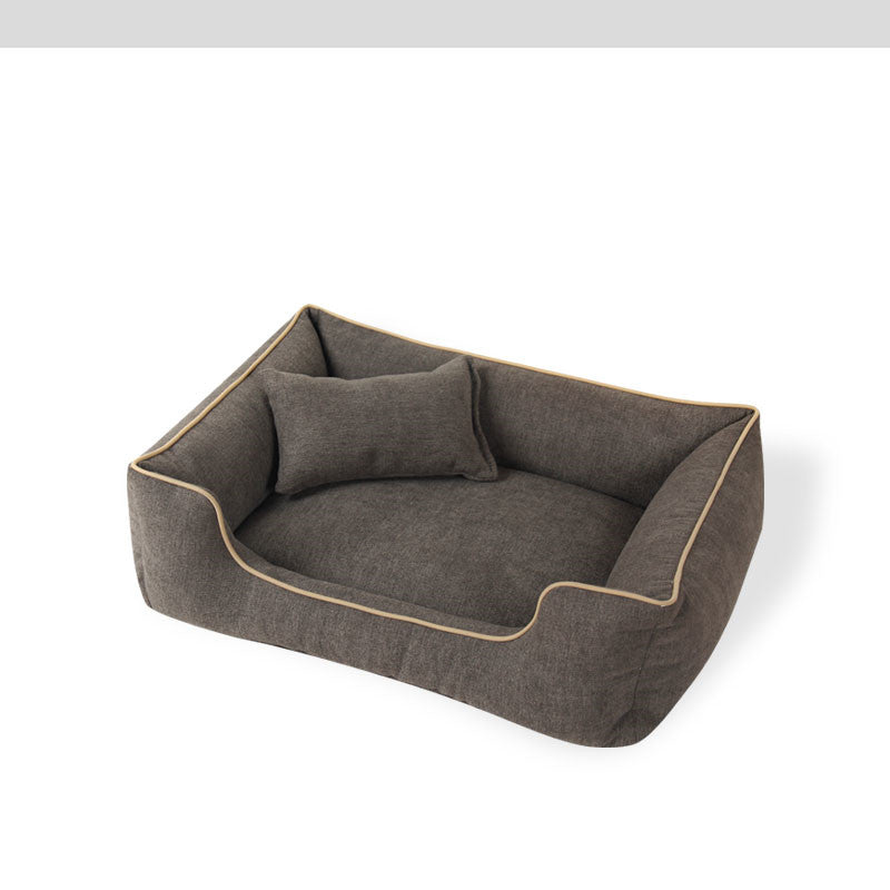 Warm Bed With Bite-Resistant And Dirt-Resistant Removable And Washable Small Dog