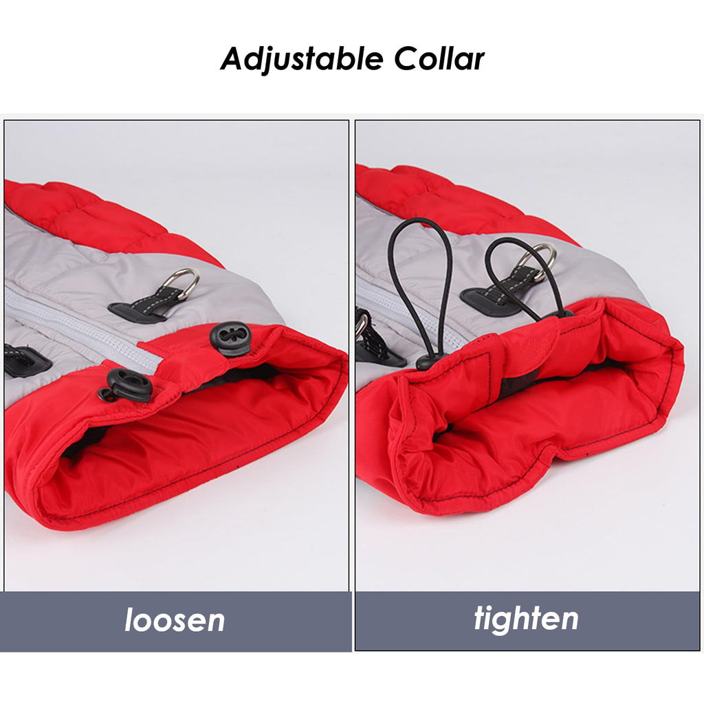 Waterproof Windproof Reversible Padded Winter Dog Coat