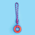 Bite Resistant Toy For Pets Dazzling Colored Braided Rope Puppy Knot Self Relieving Toy