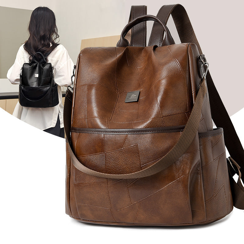 Fashionable Crossbody Backpack For Women, Soft-Textured And Trendy