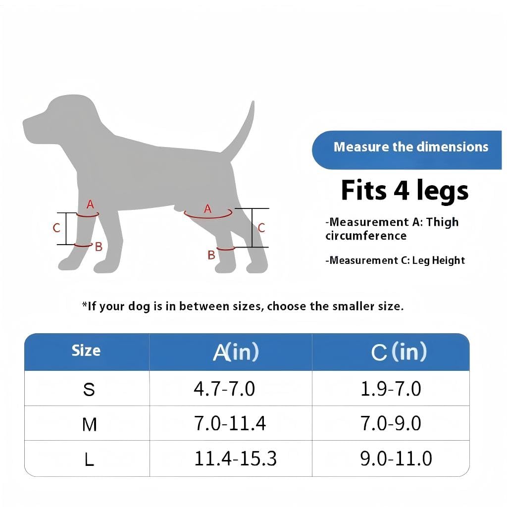 Adjustable Dog Knee Brace for Hind Leg