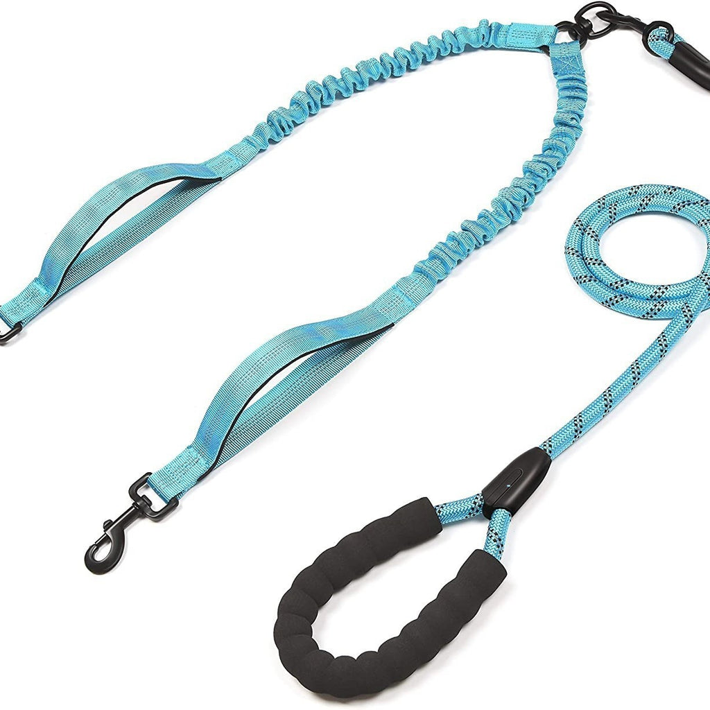 Double-Headed Pet Leash For Two Dogs
