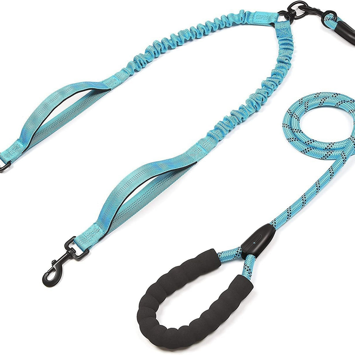 Double-Headed Pet Leash For Two Dogs