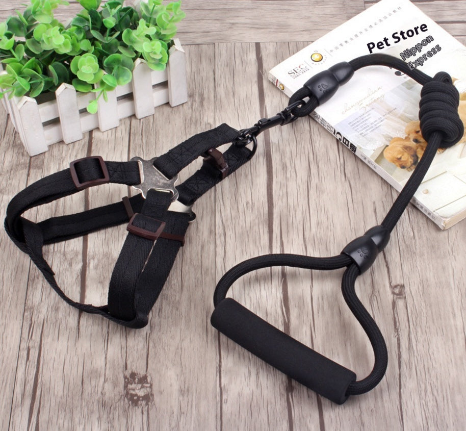 Dog Rope Collar and Chest Chain Set