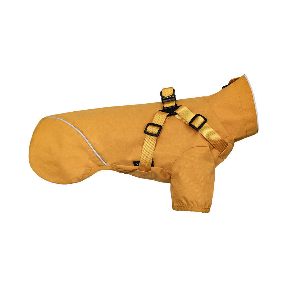 Two-Legged Waterproof Dog Raincoat With Traction