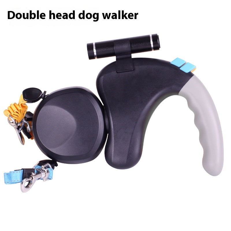 Pet Supplies Double-Headed Dog Walker Outdoor