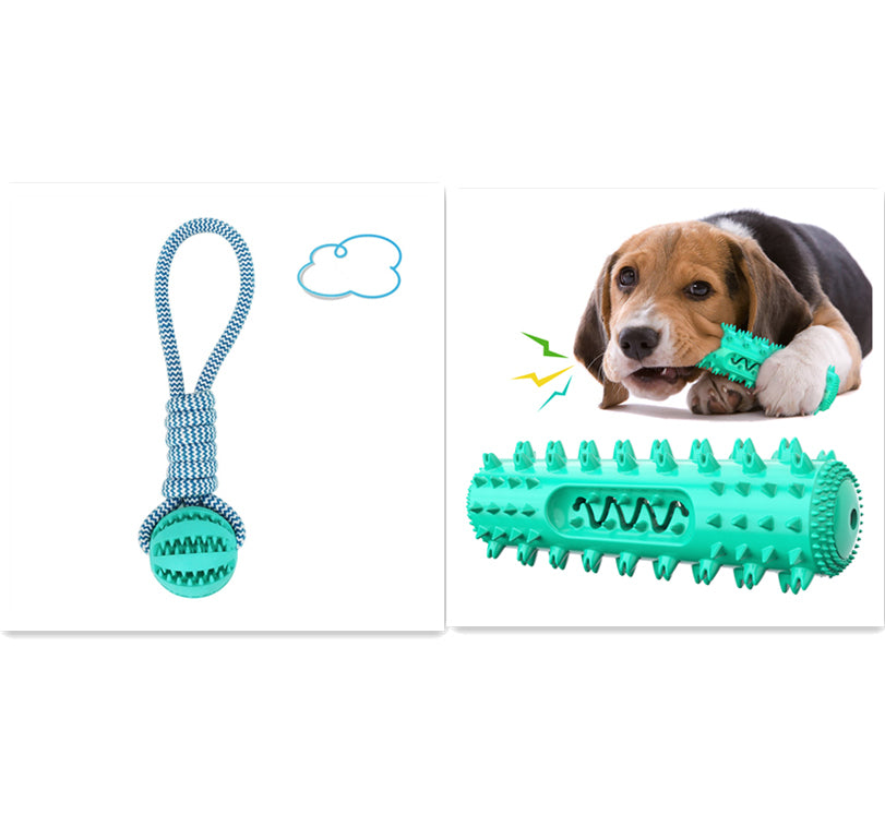 Interactive Rubber Rope Chew Toy Ball