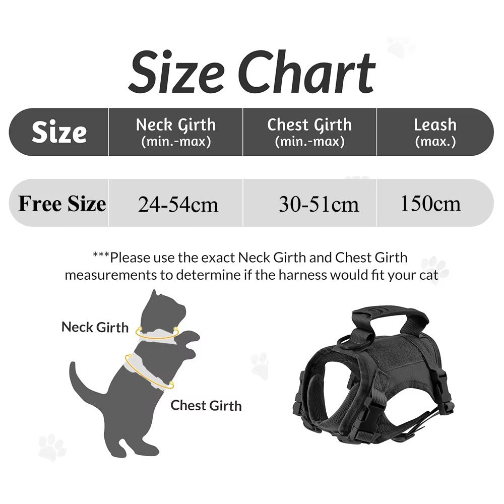 Hook-and-Loop Pet Harness Vest-Style