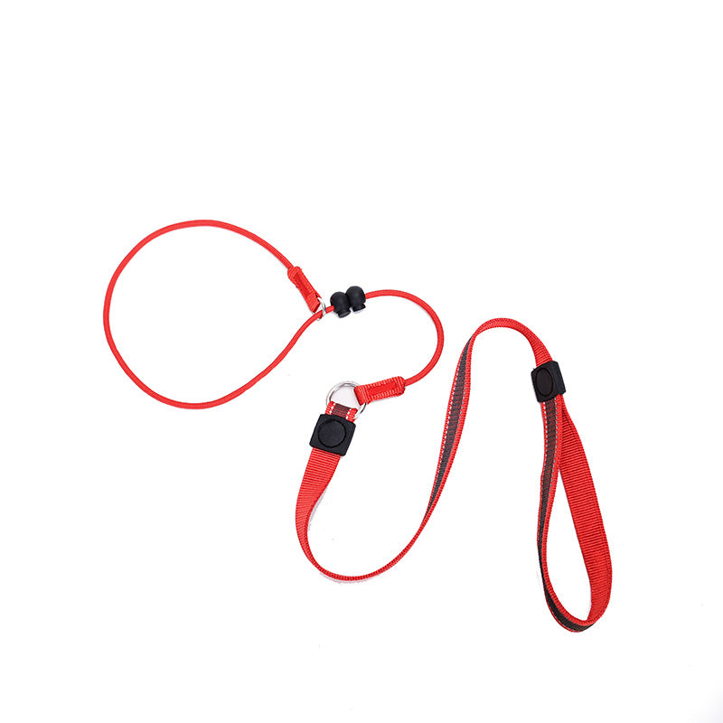 New Non-Slip Dog Training Leash Burst-Stop Choke Chain For Dog Leash Control