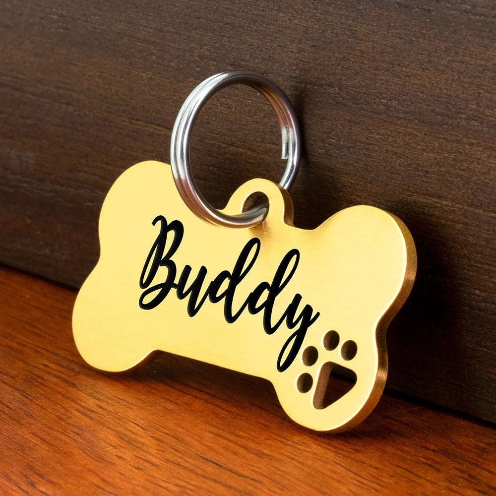 Creative Stainless Steel Lettering Keychain Heart-Shaped