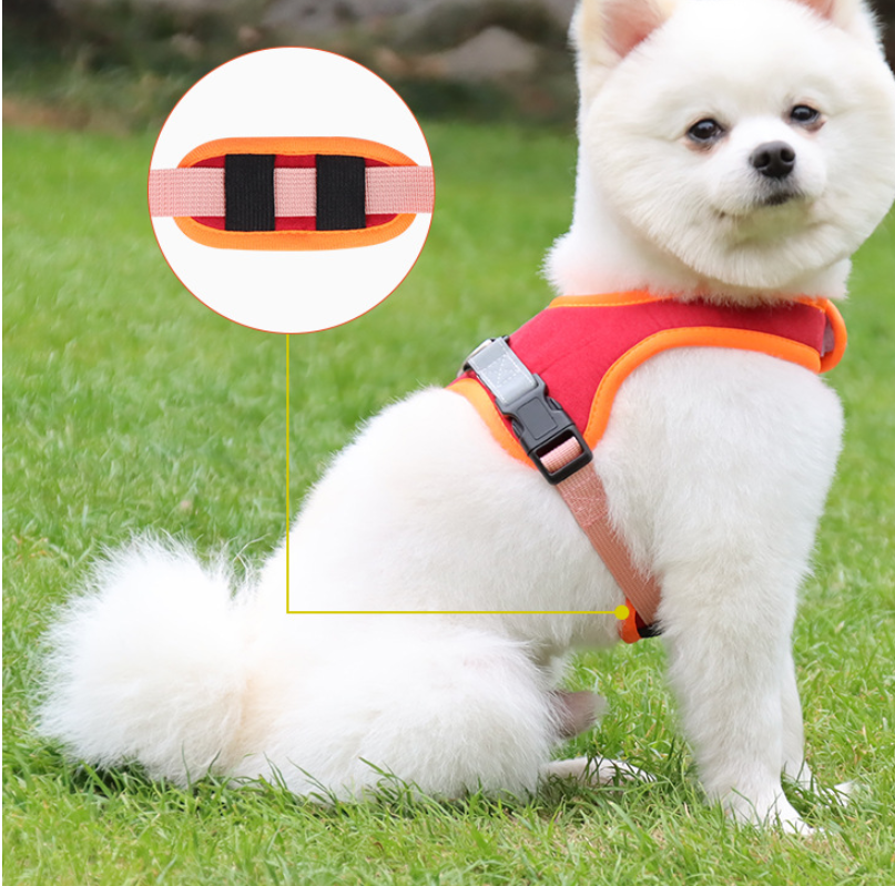 Suede Dog Chest Harness