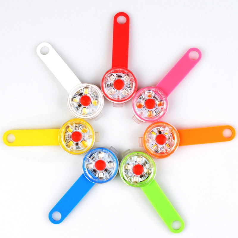 Led Bright Luminous Dog Pendant Usb Charging Waterproof Night Walking Dog Anti-Lost Colorful Pendant Light