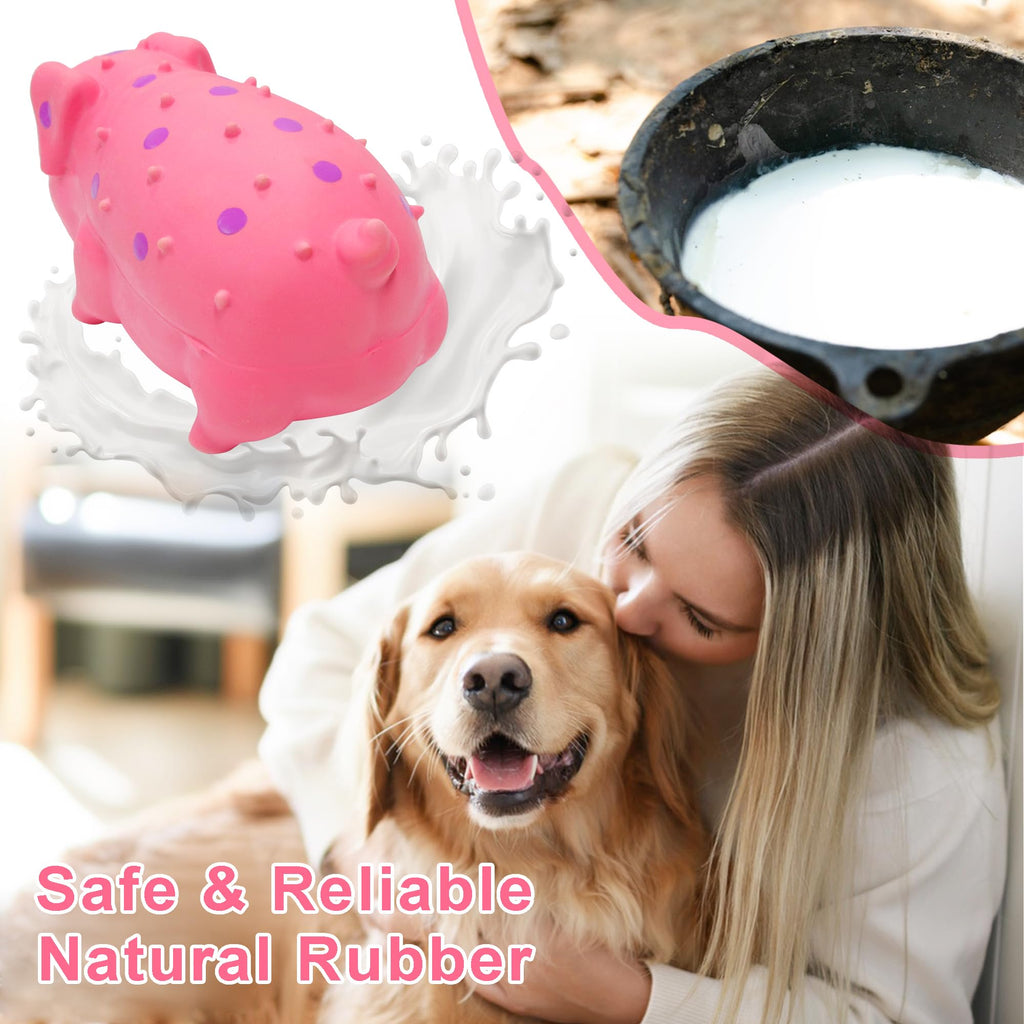 Grunting Latex Pig Dog Toy