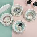 Patterned Small Dog Food Bowl