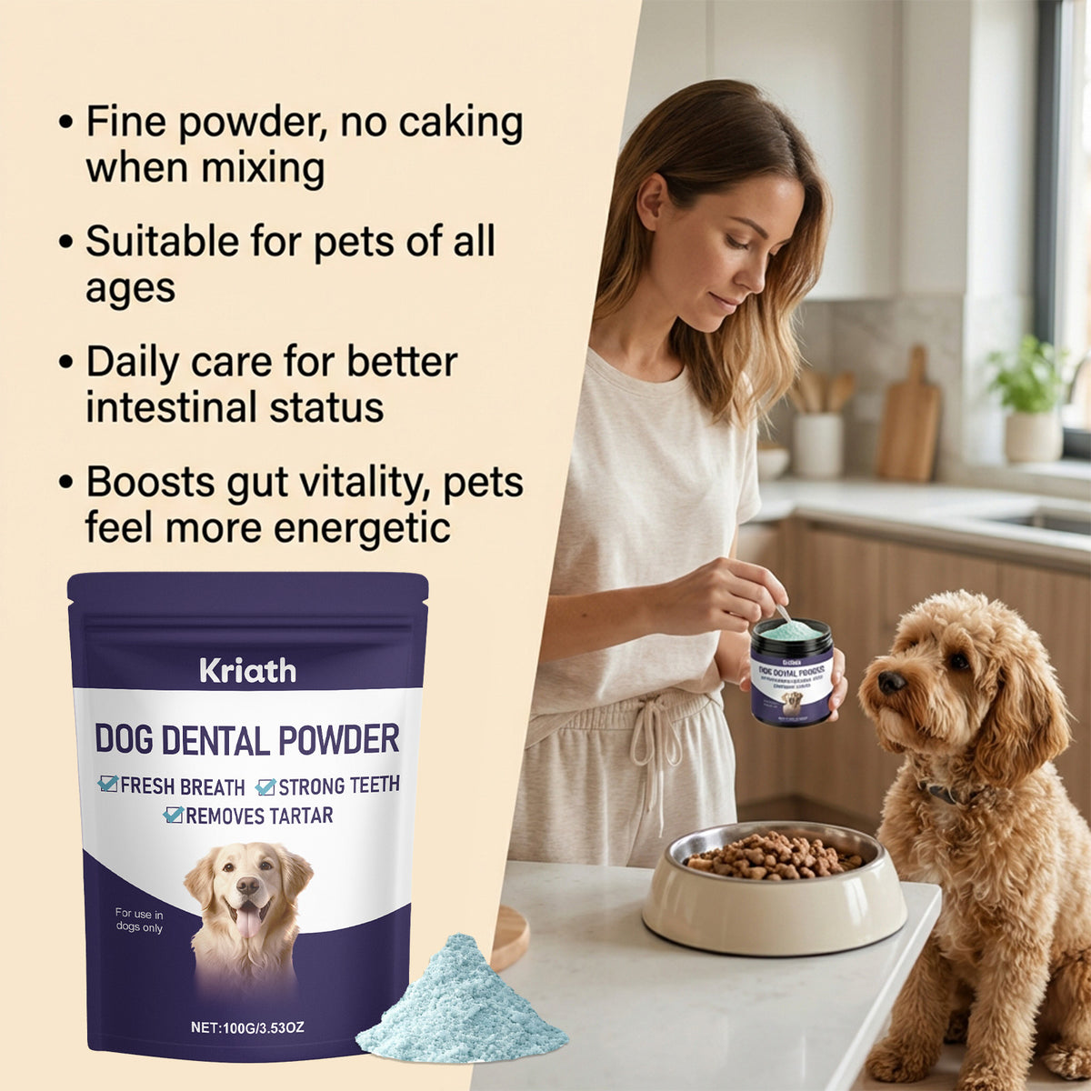 Dog Specific Breath Freshener Powder