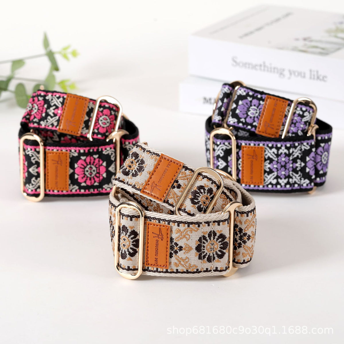 Ethnic-Style Adjustable Explosion-Proof Pet Collar