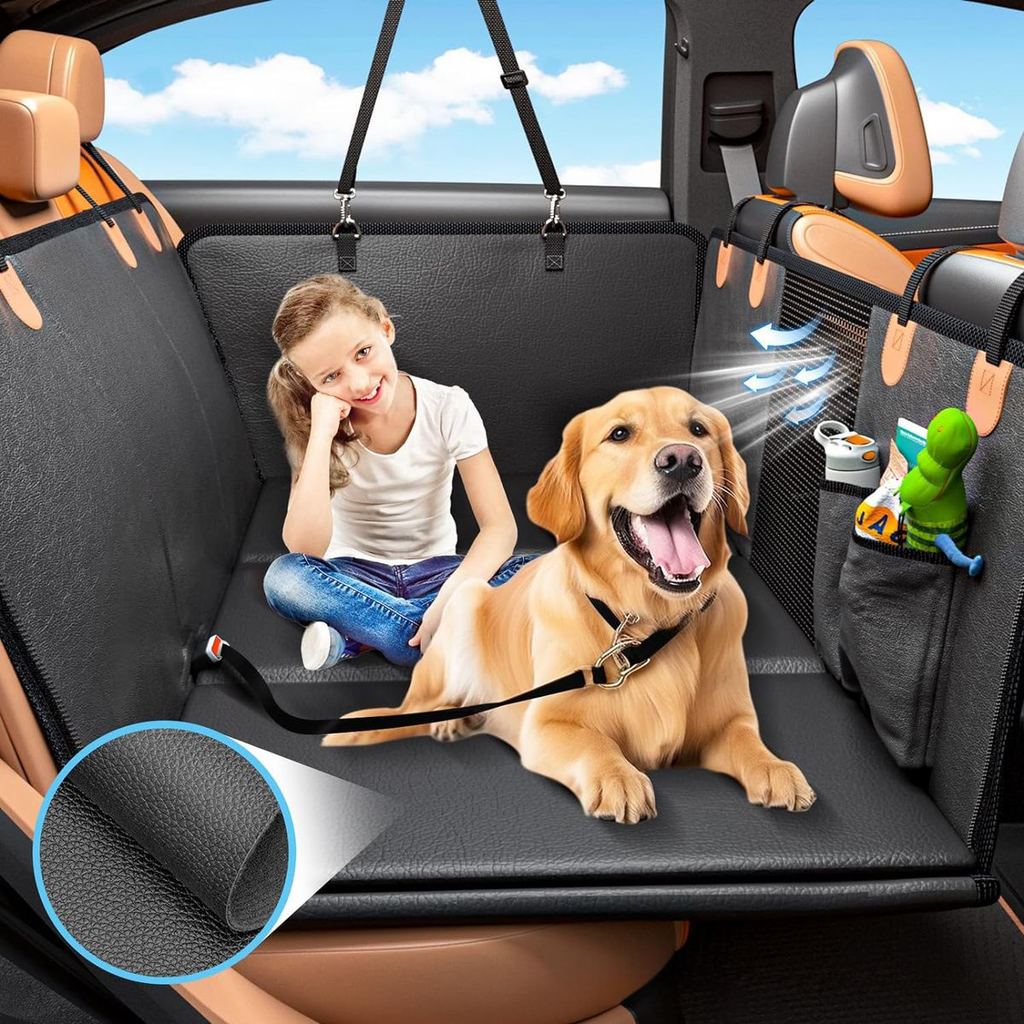Waterproof PU Leather Dog Car Hammock