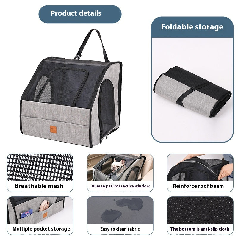 Portable Foldable Waterproof Pet Car Cage Mat
