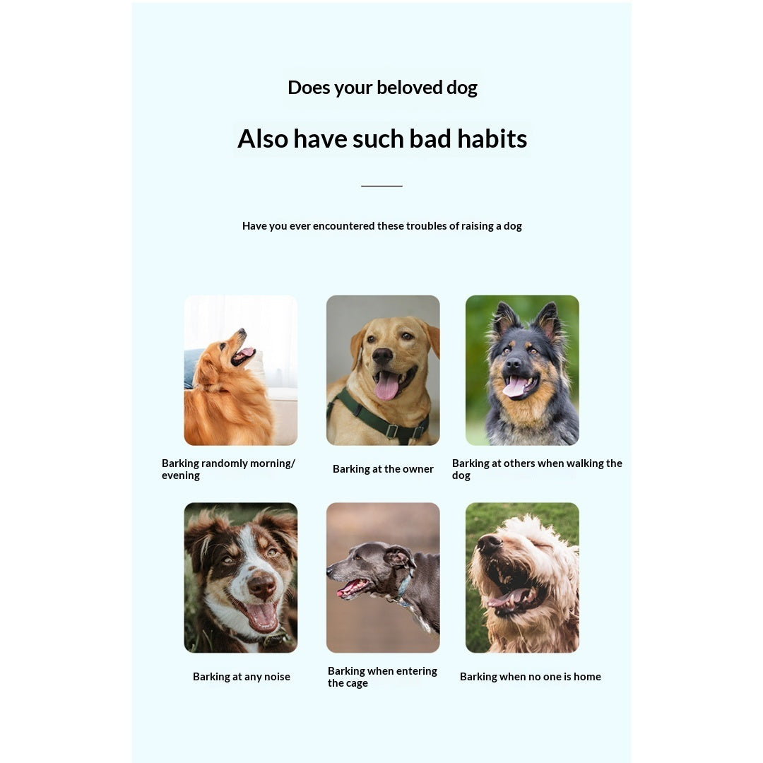 Portable Handheld Ultrasonic Anti-Bark Dog Training Repellent